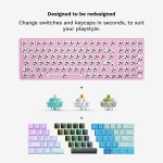 خرید کیبورد Glorious GMMK 2 Compact - سوییچ مکانیکی - صورتی